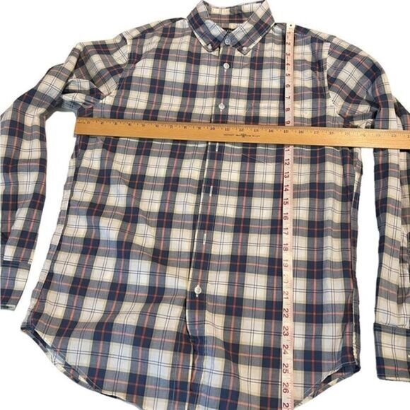 J. Crew Mercantile Flex Bundle of 2 Long Sleeve Button Down Shirts Men’s Size S - Picture 2 of 11